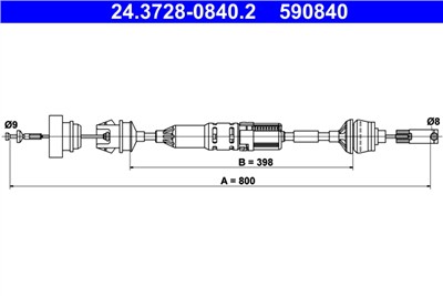 ATE 24.3728-0840.2 Číslo výrobce: 590840. EAN: 4006633294232.