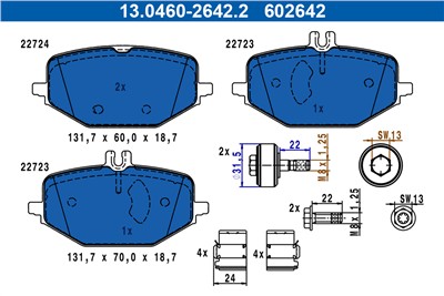 ATE 13.0460-2642.2 Číslo výrobce: 602642. EAN: 4006633470551.