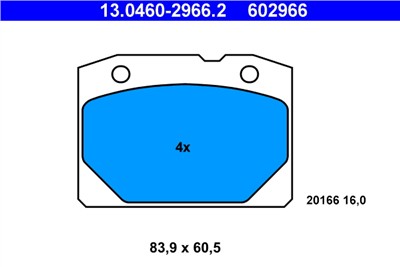 ATE 13.0460-2966.2 Číslo výrobce: 602966. EAN: 4006633124898.