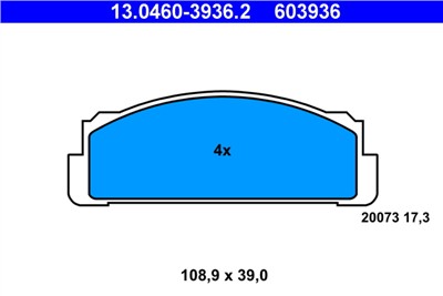 ATE 13.0460-3936.2 Číslo výrobce: 603936. EAN: 4006633082150.