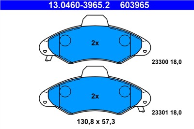 ATE 13.0460-3965.2 Číslo výrobce: 603965. EAN: 4006633286879.