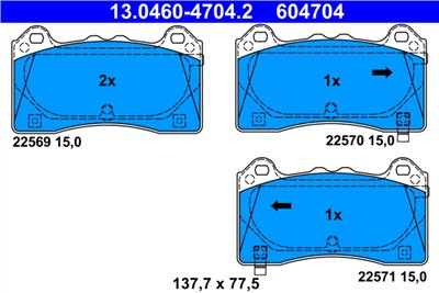 ATE 13.0460-4704.2 Číslo výrobce: 604704. EAN: 4006633490924.