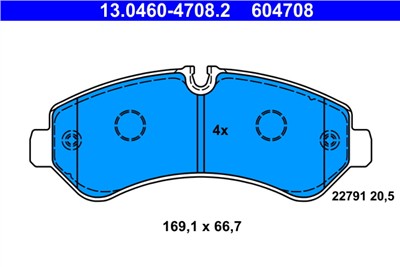 ATE 13.0460-4708.2 Číslo výrobce: 604708. EAN: 4006633481588.