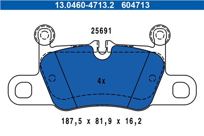 ATE 13.0460-4713.2 Číslo výrobce: 604713. EAN: 4006633495349.