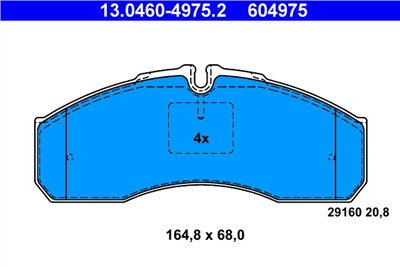 ATE 13.0460-4975.2 Číslo výrobce: 604975. EAN: 4006633103459.