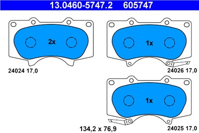 ATE 13.0460-5747.2 Číslo výrobce: 605747. EAN: 4006633327336.