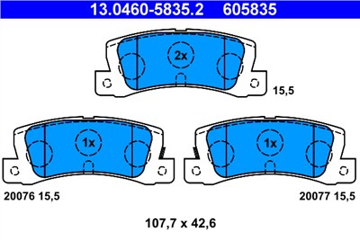 ATE 13.0460-5835.2 Číslo výrobce: 605835. EAN: 4006633134132.