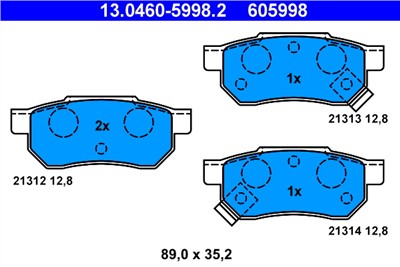 ATE 13.0460-5998.2 Číslo výrobce: 605998. EAN: 4006633269360.
