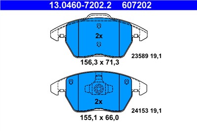 ATE 13.0460-7202.2 Číslo výrobce: 607202. EAN: 4006633188364.