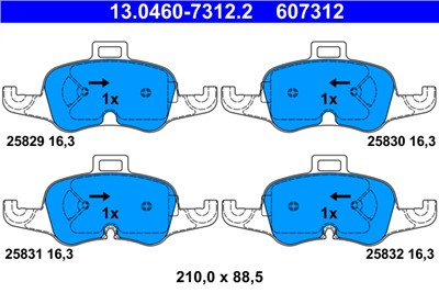 ATE 13.0460-7312.2 Číslo výrobce: 607312. EAN: 4006633457842.