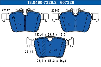 ATE 13.0460-7326.2 Číslo výrobce: 607326. EAN: 4006633440370.