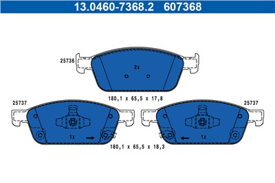 ATE 13.0460-7368.2 Číslo výrobce: 607368. EAN: 4006633467537.