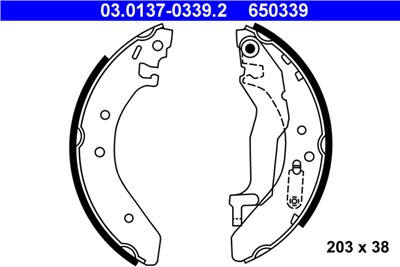 ATE 03.0137-0339.2 Číslo výrobce: 650339. EAN: 4006633302227.