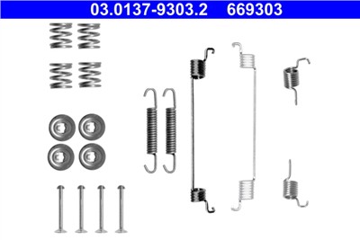 ATE 03.0137-9303.2 Číslo výrobce: 669303. EAN: 4006633376419.