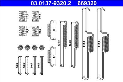 ATE 03.0137-9320.2 Číslo výrobce: 669320. EAN: 4006633473750.