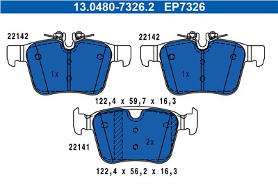 ATE 13.0480-7326.2 Číslo výrobce: EP7326.