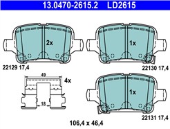 ATE 13.0470-2615.2 ATE Ceramic