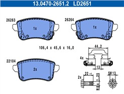 ATE 13.0470-2651.2 ATE Ceramic