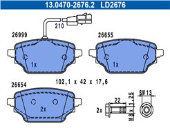 ATE 13.0470-2676.2 ATE Ceramic