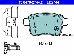 ATE 13.0470-2744.2 ATE Ceramic