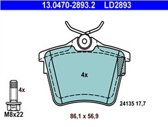 ATE 13.0470-2893.2 ATE Ceramic