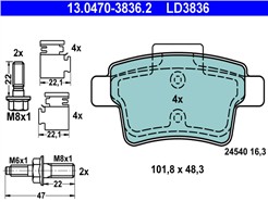 ATE 13.0470-3836.2 ATE Ceramic
