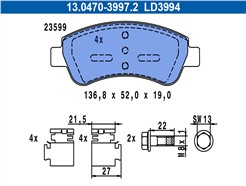 ATE 13.0470-3994.2 ATE Ceramic