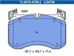 ATE 13.0470-4709.2 ATE Ceramic