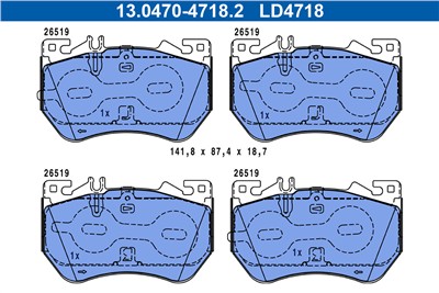 ATE 13.0470-4718.2 Číslo výrobce: LD4718.