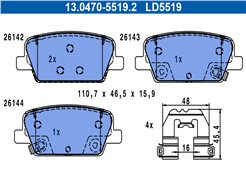 ATE 13.0470-5519.2 ATE Ceramic