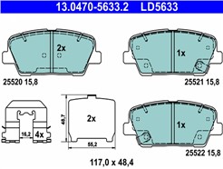 ATE 13.0470-5633.2 ATE Ceramic