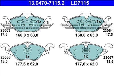 ATE 13.0470-7115.2 Číslo výrobce: LD7115. EAN: 4006633346825.