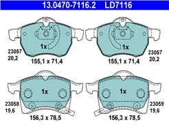 ATE 13.0470-7116.2 ATE Ceramic