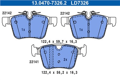 ATE 13.0470-7326.2 Číslo výrobce: LD7326. EAN: 4006633476256.