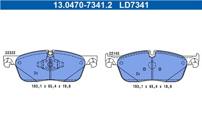 ATE 13.0470-7341.2 Číslo výrobce: LD7341. EAN: 4006633475426.