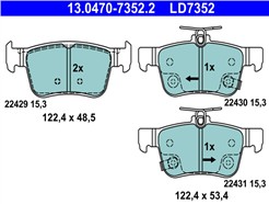 ATE 13.0470-7352.2 ATE Ceramic