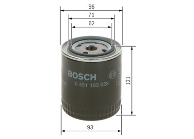 BOSCH 0 451 103 028 Číslo výrobce: P 3028. EAN: 3165141044591.