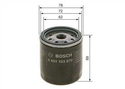 BOSCH 0 451 103 079 Číslo výrobce: P 3079. EAN: 3165141016017.
