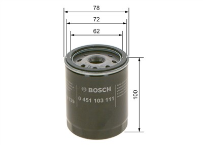 BOSCH 0 451 103 111 Číslo výrobce: P 3111. EAN: 3165141044621.