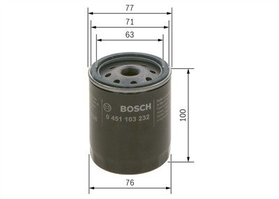 BOSCH 0 451 103 232 Číslo výrobce: P 3232. EAN: 3165141081145.