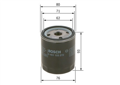 BOSCH 0 451 103 272 Číslo výrobce: P 3272. EAN: 3165141087208.