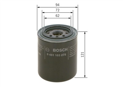 BOSCH 0 451 103 278 Číslo výrobce: P 3278. EAN: 3165141089042.