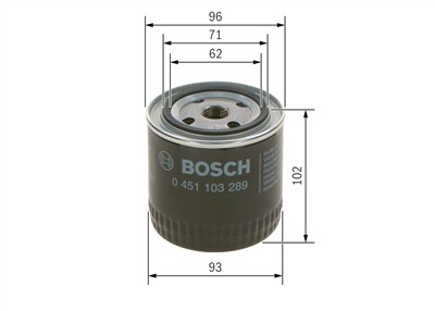 BOSCH 0 451 103 289 Číslo výrobce: P 3289. EAN: 3165141195361.