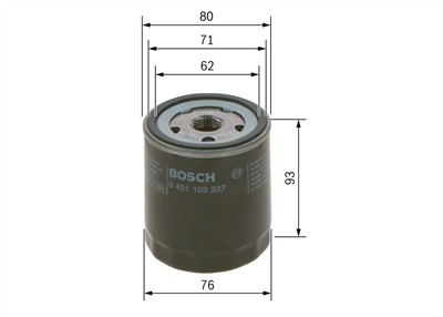 BOSCH 0 451 103 337 Číslo výrobce: P 3337. EAN: 3165143187067.