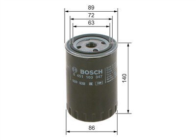 BOSCH 0 451 103 347 Číslo výrobce: P 3347. EAN: 3165143251256.