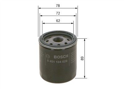 BOSCH 0 451 104 026 Číslo výrobce: P 4026. EAN: 3165143571644.