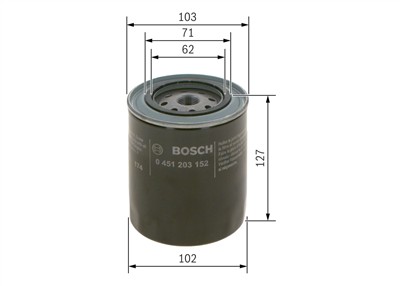 BOSCH 0 451 203 152 Číslo výrobce: P 3152. EAN: 3165141144635.