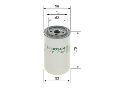 BOSCH 0 451 203 226 Číslo výrobce: P 3226. EAN: 3165141081251.