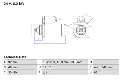 BOSCH 0 986 022 980 Číslo výrobce: 2298. EAN: 4047024666061.