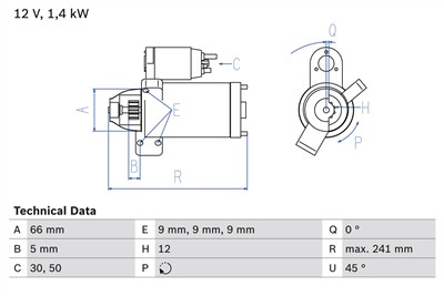 BOSCH 0 986 024 980 Číslo výrobce: 2498. EAN: 4047025267014.
